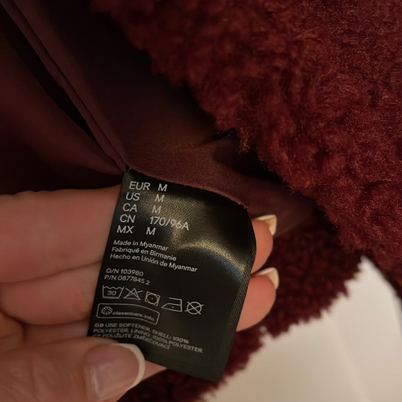 SOLD♥️H&M Faux Shearling Coat - Picture 8 of 10